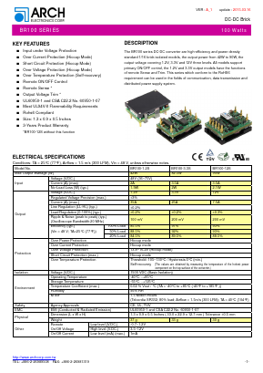 BR100 Datasheet PDF ARCH Electronics