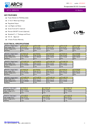 ST10-24F-15D Datasheet PDF ARCH Electronics