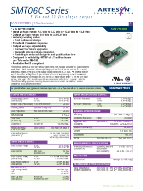 SMT06C-12SADJJ Datasheet PDF Artesyn Technologies