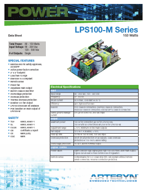 LPS108-M Datasheet PDF Artesyn Technologies