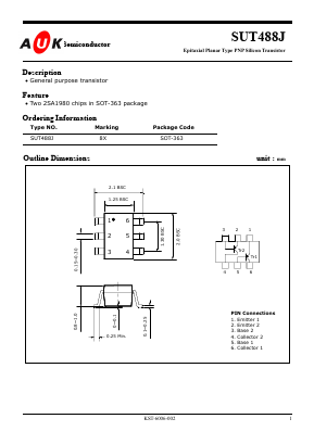 SUT488J Datasheet PDF AUK -> KODENSHI CORP