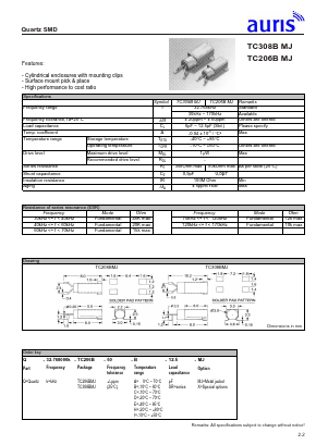 TC206BMJ Datasheet PDF auris-GmbH