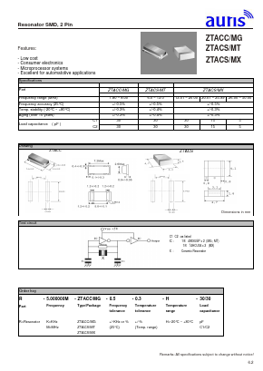 ZTACC Datasheet PDF auris-GmbH