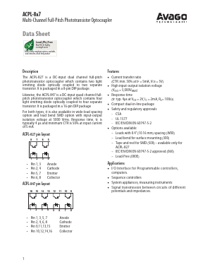 ACPL-827-56BE Datasheet PDF Avago Technologies