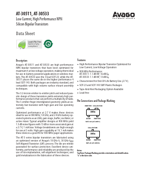 AT-30533 Datasheet PDF Avago Technologies