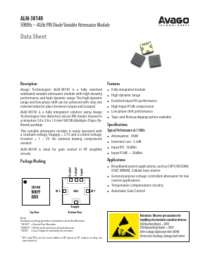 ALM-38140 Datasheet PDF Avago Technologies