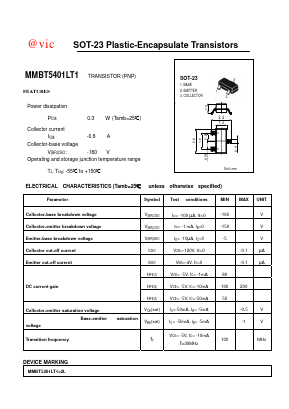 MMBT5401LT1 Datasheet PDF Avic Technology