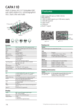 CAPA110 Datasheet PDF Axiomtek Co., Ltd.