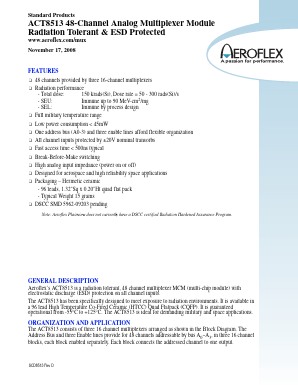 ACT8513 Datasheet PDF Aeroflex Corporation