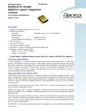 5962H1024202KXA Datasheet PDF Aeroflex Corporation