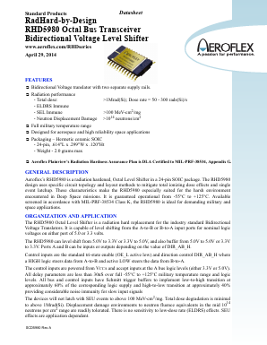 RHD5980 Datasheet PDF Aeroflex Corporation