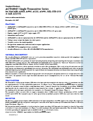 ACT4467N-2 Datasheet PDF Aeroflex Corporation