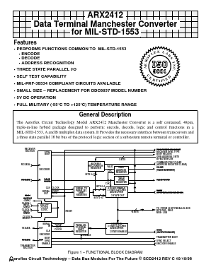 ARX2412 Datasheet PDF Aeroflex Corporation