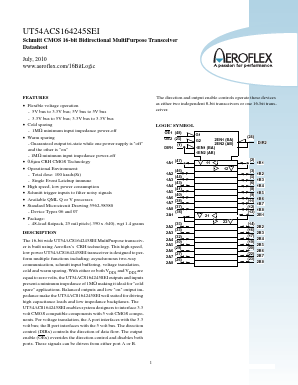UT54ACS164245SEI Datasheet PDF Aeroflex Corporation