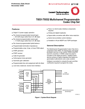 T8532-JL-TR Datasheet PDF Agere -> LSI Corporation