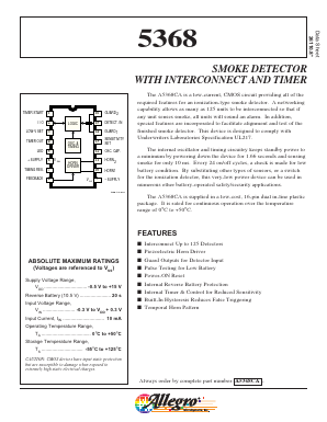 5368 Datasheet PDF Allegro MicroSystems