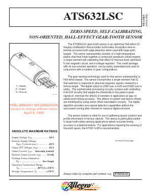 ATS610LSC Datasheet PDF Allegro MicroSystems