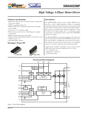 SMA6822MP Datasheet PDF Allegro MicroSystems