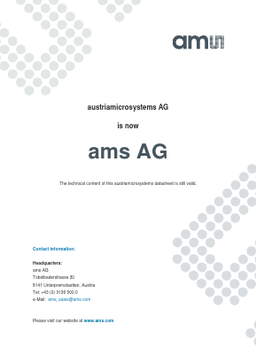 AS8220A Datasheet PDF austriamicrosystems AG