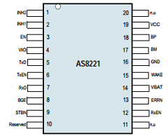 AS8221-ASST Datasheet PDF austriamicrosystems AG