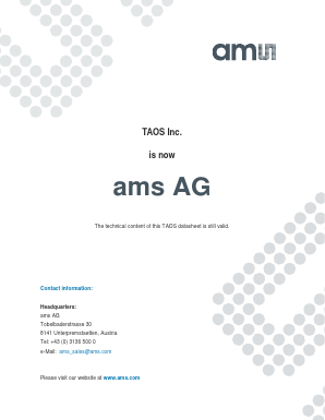 TSL267 Datasheet PDF austriamicrosystems AG