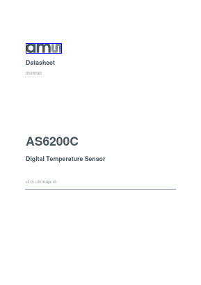 AS6200C Datasheet PDF austriamicrosystems AG