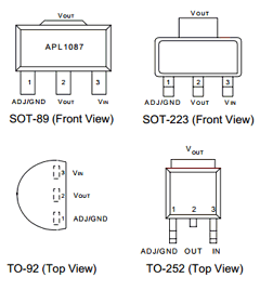 APL1087-18UC-TR Datasheet PDF Anpec Electronics