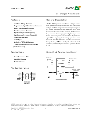 APL3203D Datasheet PDF Anpec Electronics