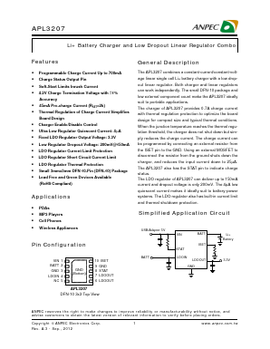 APL3207 Datasheet PDF Anpec Electronics