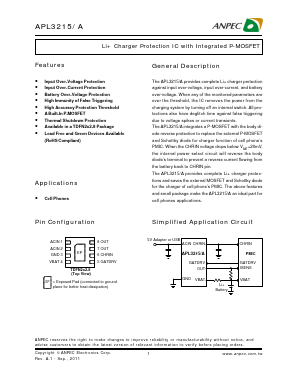 APL3215A Datasheet PDF Anpec Electronics