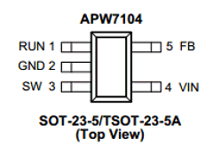 APW7104BTI-TRG Datasheet PDF Anpec Electronics