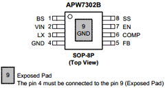 APW7302B Datasheet PDF Anpec Electronics