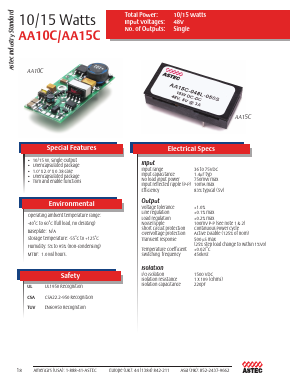 AA10C-048L-050S Datasheet PDF Astec Semiconductor => Silicon Link