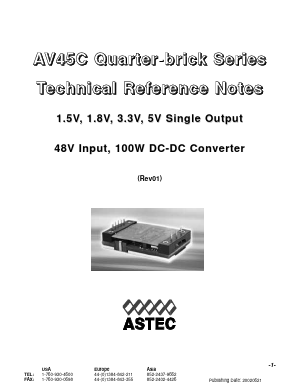AV45C-048L-015F20HA Datasheet PDF Astec Semiconductor => Silicon Link