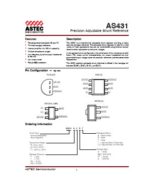 AS431 Datasheet PDF Astec Semiconductor => Silicon Link