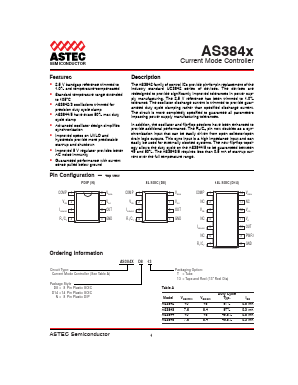 AS3844D14T Datasheet PDF Astec Semiconductor => Silicon Link