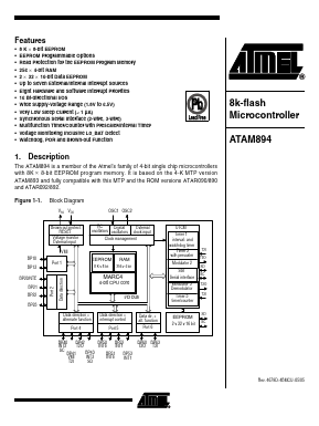 ATAM894X-TNQY Datasheet PDF Atmel Corporation