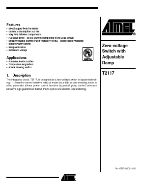 T2117 Datasheet PDF Atmel Corporation