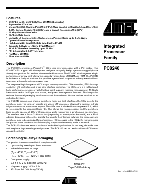 PC8240NBSP Datasheet PDF Atmel Corporation