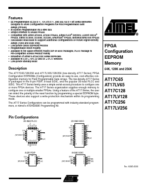 AT17C65 Datasheet PDF Atmel Corporation