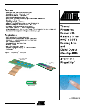 AT77C101B-CB02I Datasheet PDF Atmel Corporation