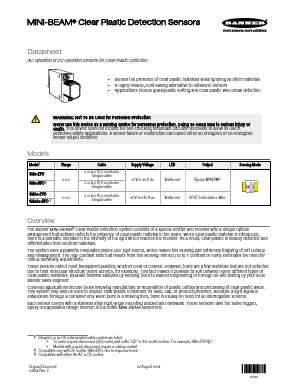 SM31EPD Datasheet PDF Banner Engineering Corp.