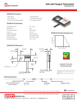 TA50R0-60-3X Datasheet PDF Vishay Barry