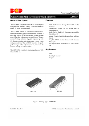 AZ7500FP-G1 Datasheet PDF BCD Semiconductor