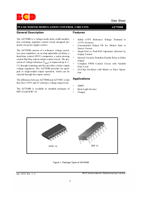 AZ7500BM-G1 Datasheet PDF BCD Semiconductor
