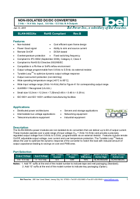 SLAN-06D2A0 Datasheet PDF Bel Fuse Inc.