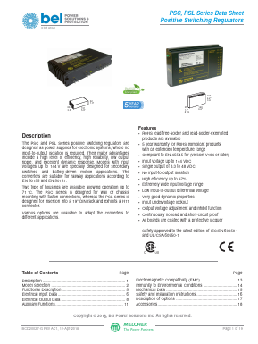 PSC156-9IRG Datasheet PDF Bel Fuse Inc.