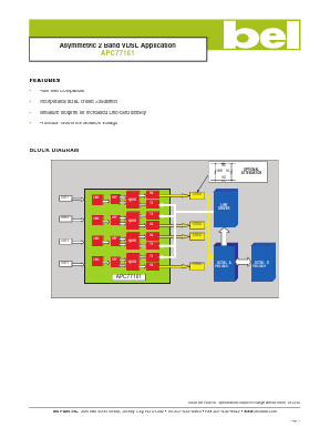 APC77161 Datasheet PDF Bel Fuse Inc.