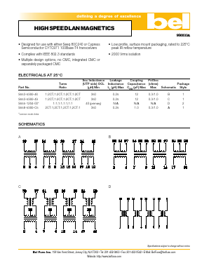 S553-5999-46 Datasheet PDF Bel Fuse Inc.