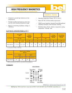 S553-6500-96 Datasheet PDF Bel Fuse Inc.